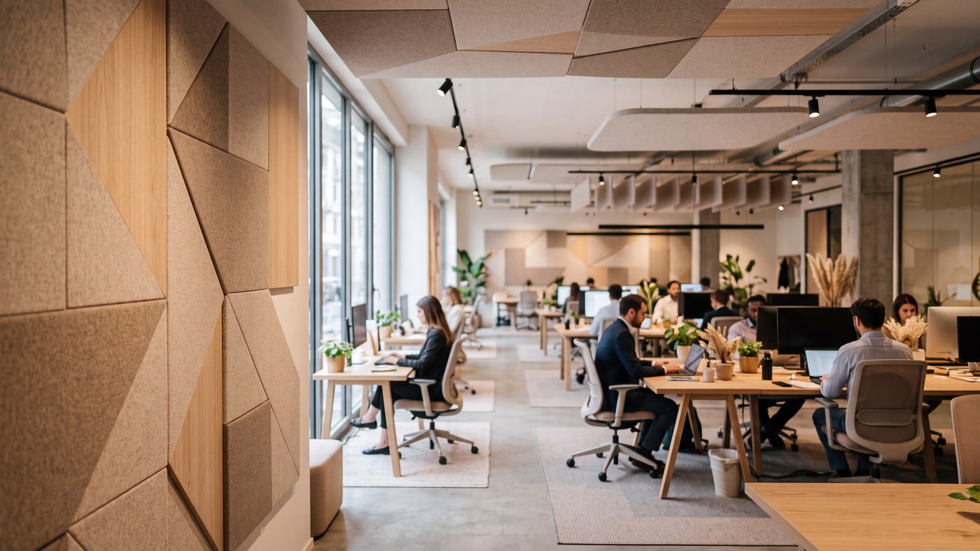 Acustica negli spazi condivisi: cosa cambia tra ufficio open space e coworking
